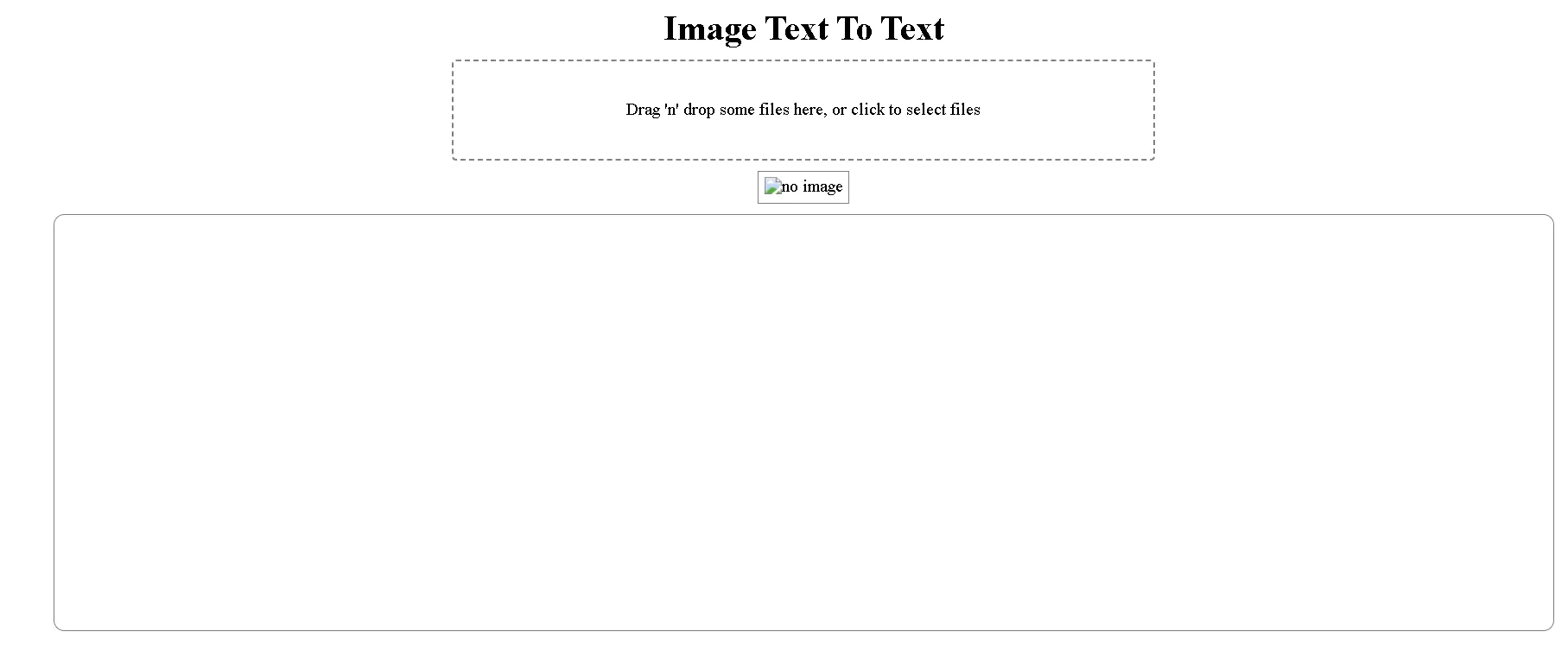 no image found